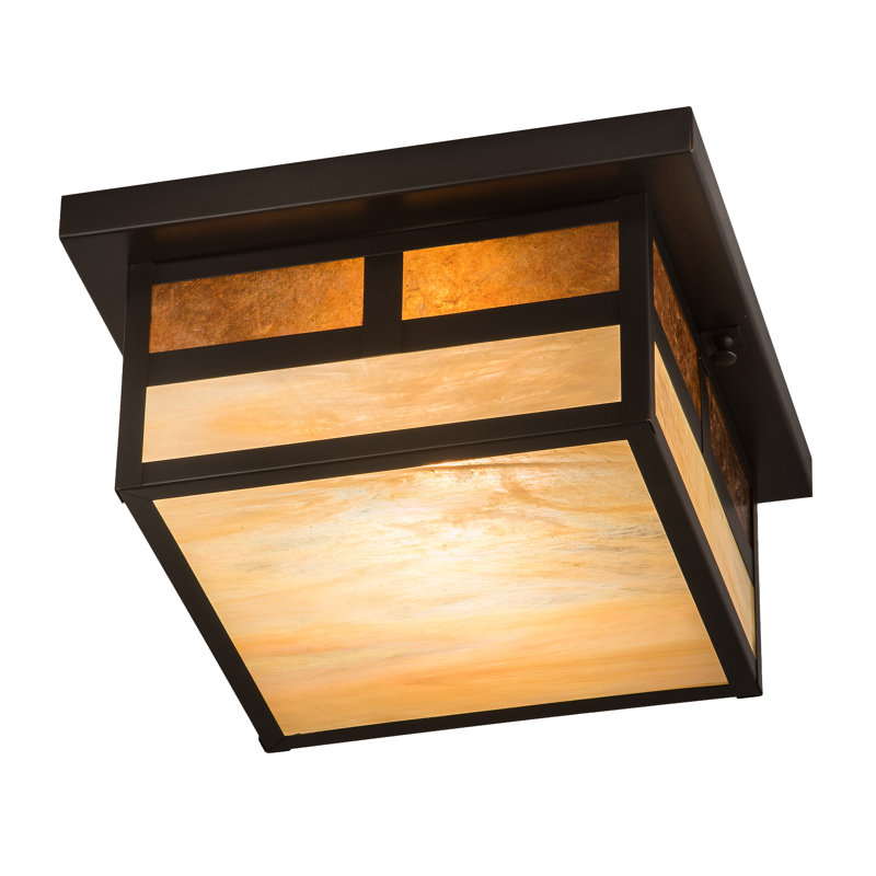 Hyde Park "T" Mission 1 - Light Flush Mount