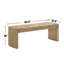 Banc de salle à manger l 50,5 po