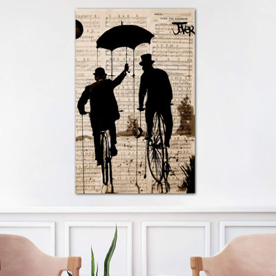 The Umbrella 1 Piece Wrapped Canvas Wall Art