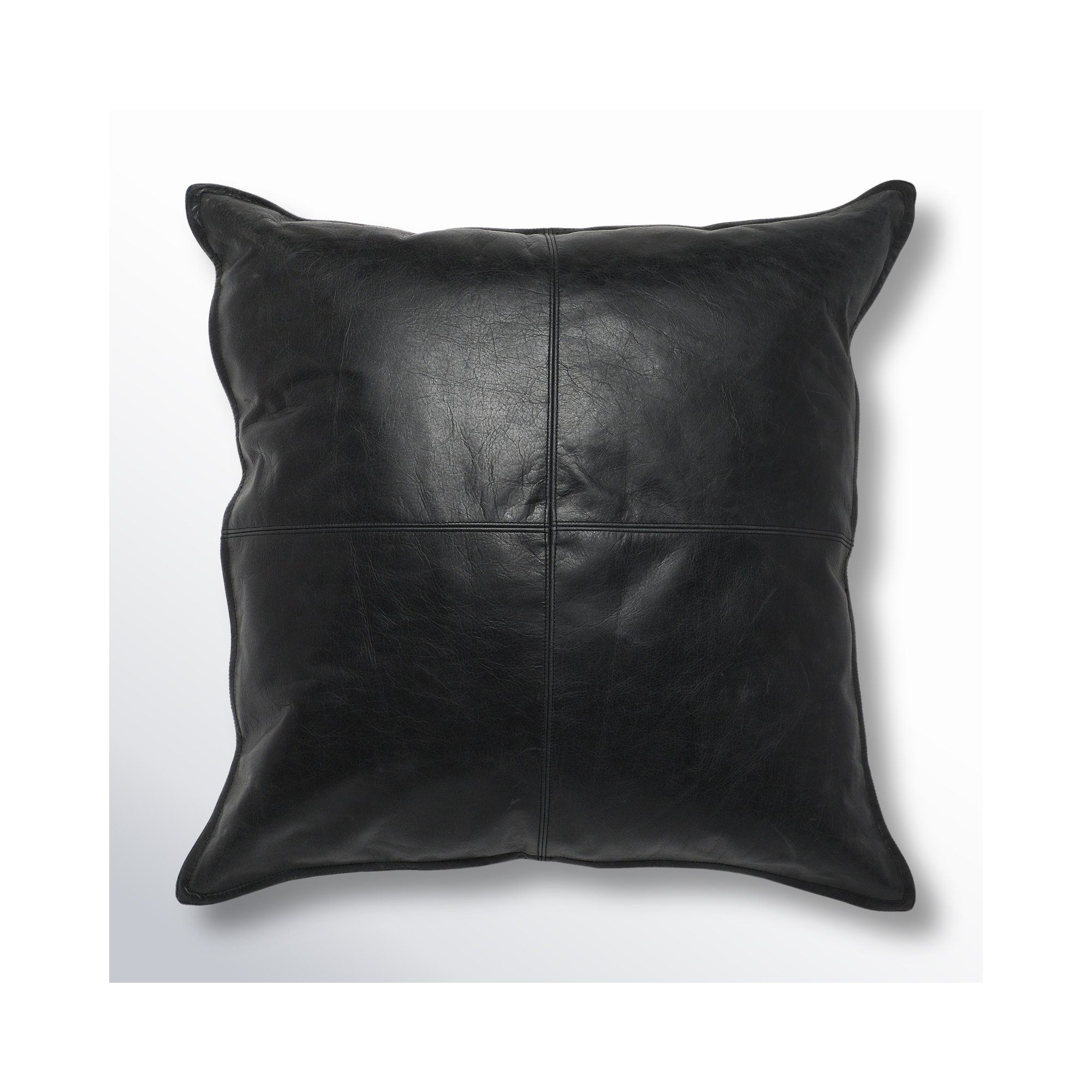 Cutler Throw Pillow, Square 22", Black