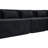 143.7" Upholstered Sofa Free-Combined Sofa Couch With 2 Chaise Lounge And 5 Back Pillows ,-1864409781