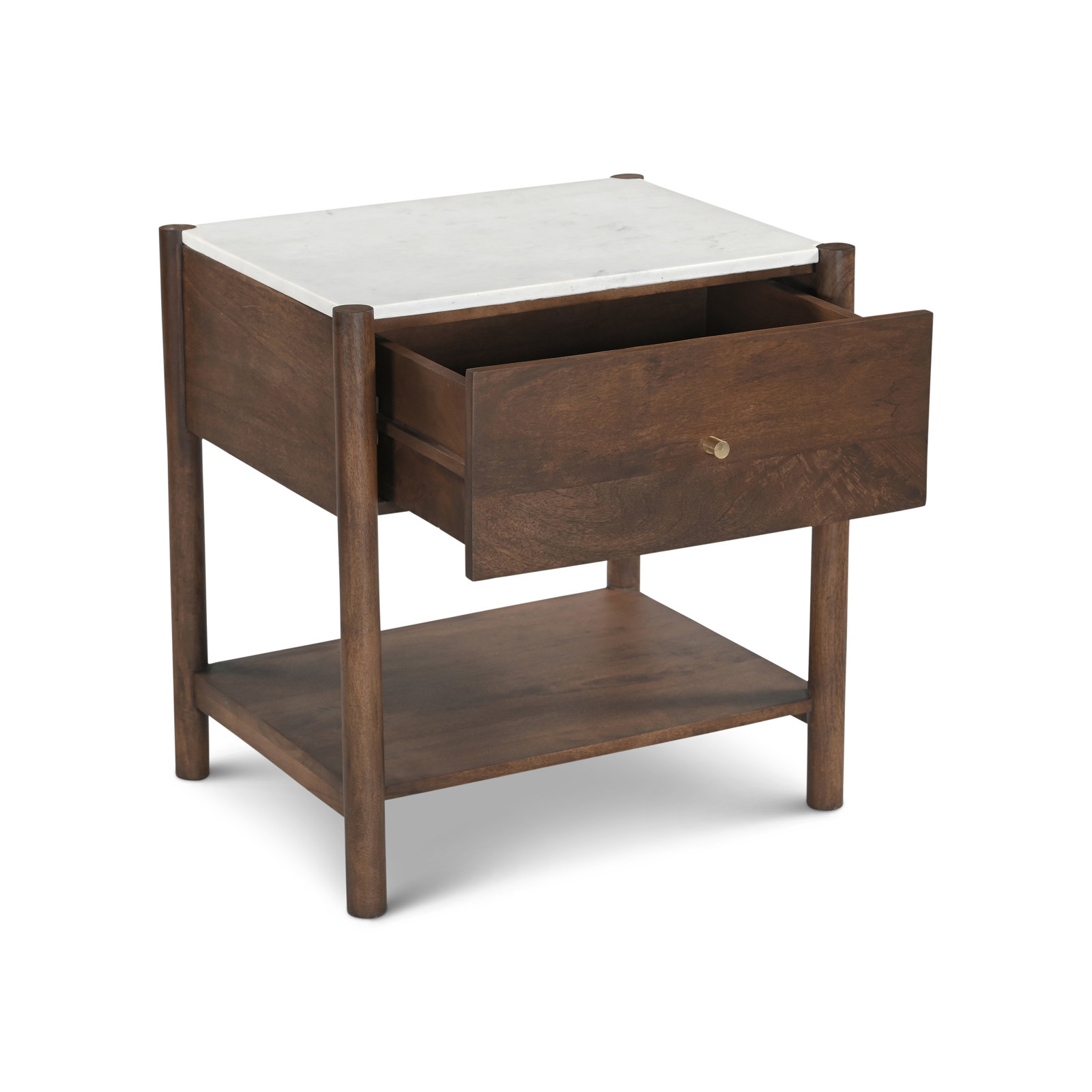 Nellie 23.5" Nightstand, Brown