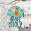 Ornement en forme de jellyfish paysages