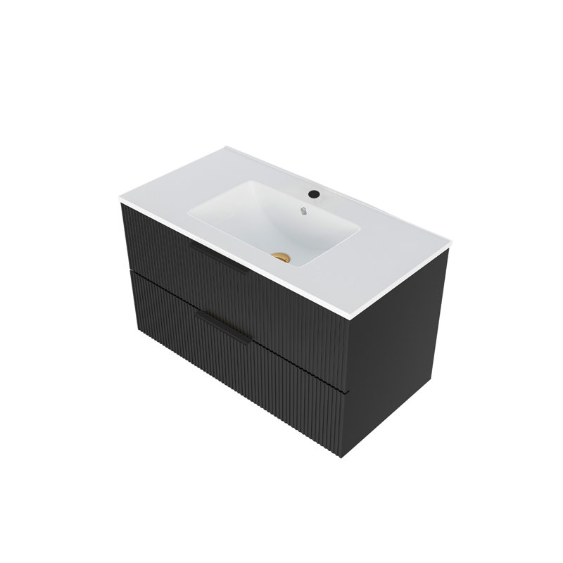 Meuble-lavabo 36 po avec lavabo en céramique, 36"