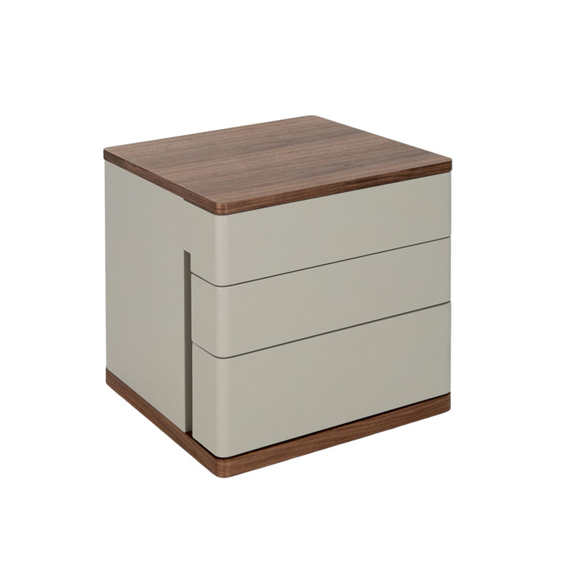 46cm W Manufactured Wood Bedside Table
