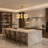 23.6" Round Kitchen Island  Alabaster Gold Chandelier-1586905267-1586905264-1586905269