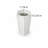 Hexagon Column Planter LG - White