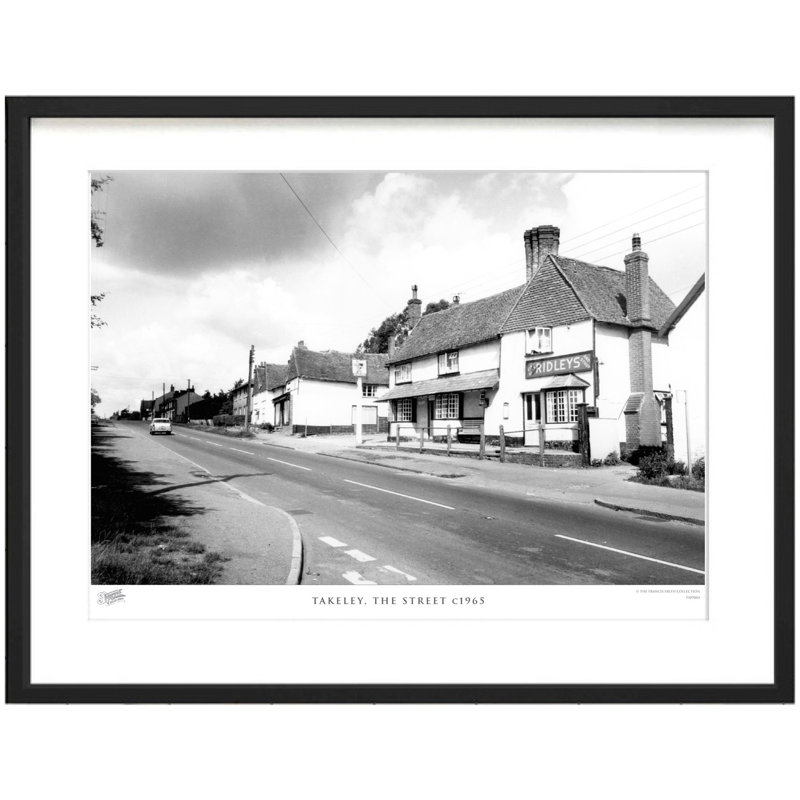 Takeley, The Street C1965 by Francis Frith - Single Picture Frame Print, 60cm H x 80cm W x 2.3cm D