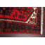 Tapis décoratif en laine de conception unique noué à la main New Age Hamedan rouge de 3 pi x 5 pi 2 po