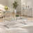 Brianne Chrome Square Glass Top End Table