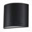 7-in Damp Rated Black Led Wall Sconce Light-121211732