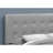 Bed, Headboard Only, Bedroom, Upholstered, Linen Look, Transitional-1415353493-1415353494