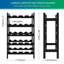 Bhavika Wine Bottle Rack Black