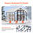 Polycarbonate Greenhouse Outdoor Walk-in Greenhouse for Garden-109511857-109511862