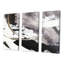 Abstract Glam Painted Arcs Canvas Painting 3-Piece Set - Painted Arcs II-40997966