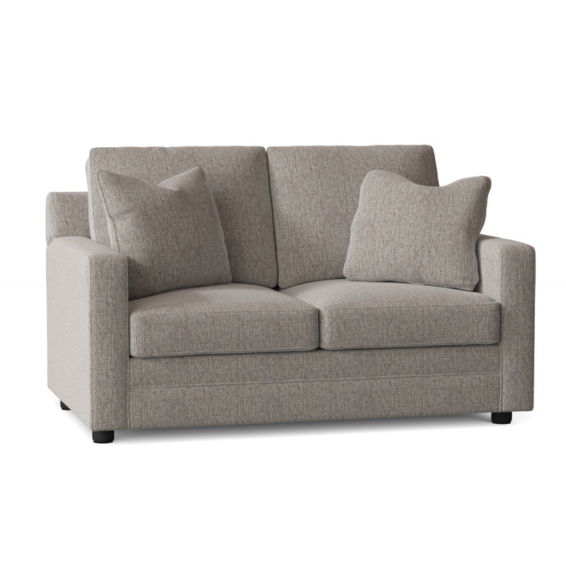 Aukai Upholstered 58'' Sleeper Sofa, Drusky Twig Sustain® Basketweave