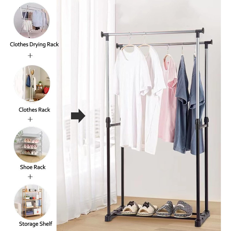 75cm Rolling Clothing Rack