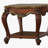Honey oak side table with base