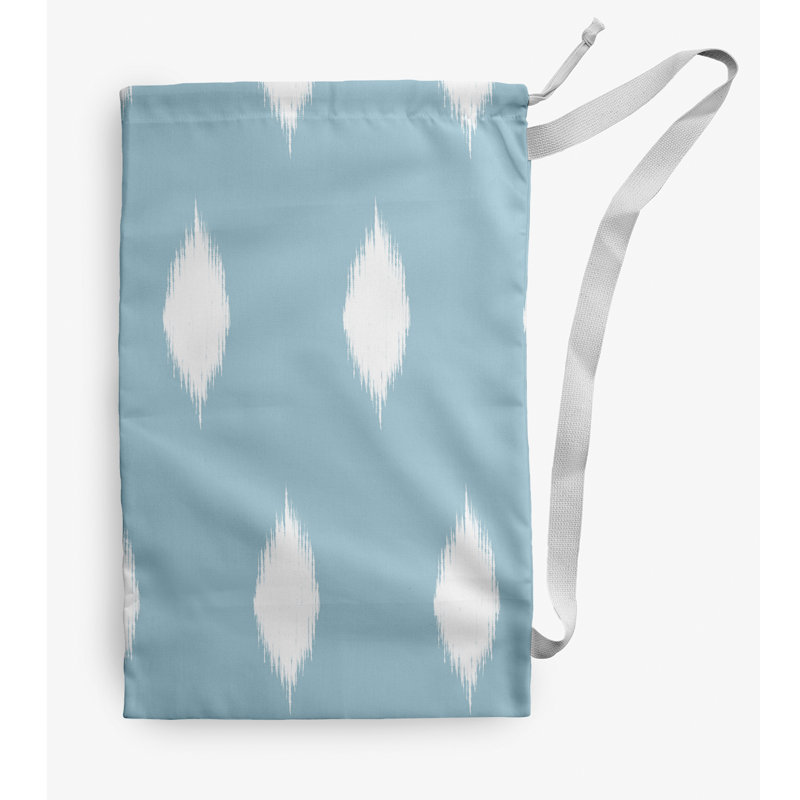 Sac à linge Hol-I-Kat Holiday Ikat, Petit (H 29 po x l 18 po), Bleu