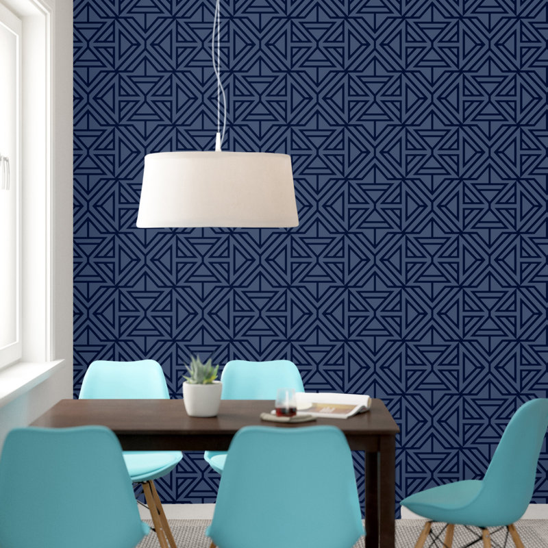 Rouleau de papier peint Cresson, Bleu