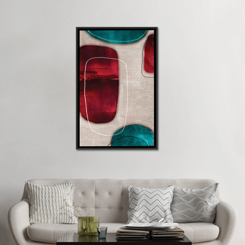 «Cherry Shades II» par Tom Reeves - impression sur toile tendue, H 60 po x l 40po x P 1,5 po, Toile avec cadre noir