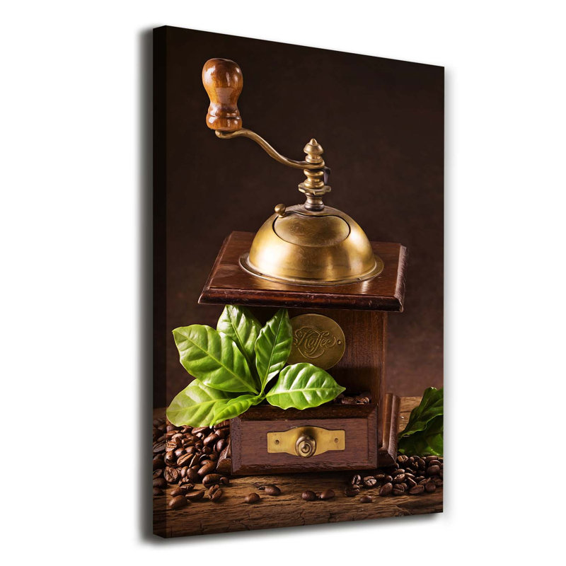 Coffee Grinder - Wrapped Canvas Print