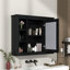 Armoire de salle de bain murale 35 po x 28 po, élégante, spacieuse et moderne