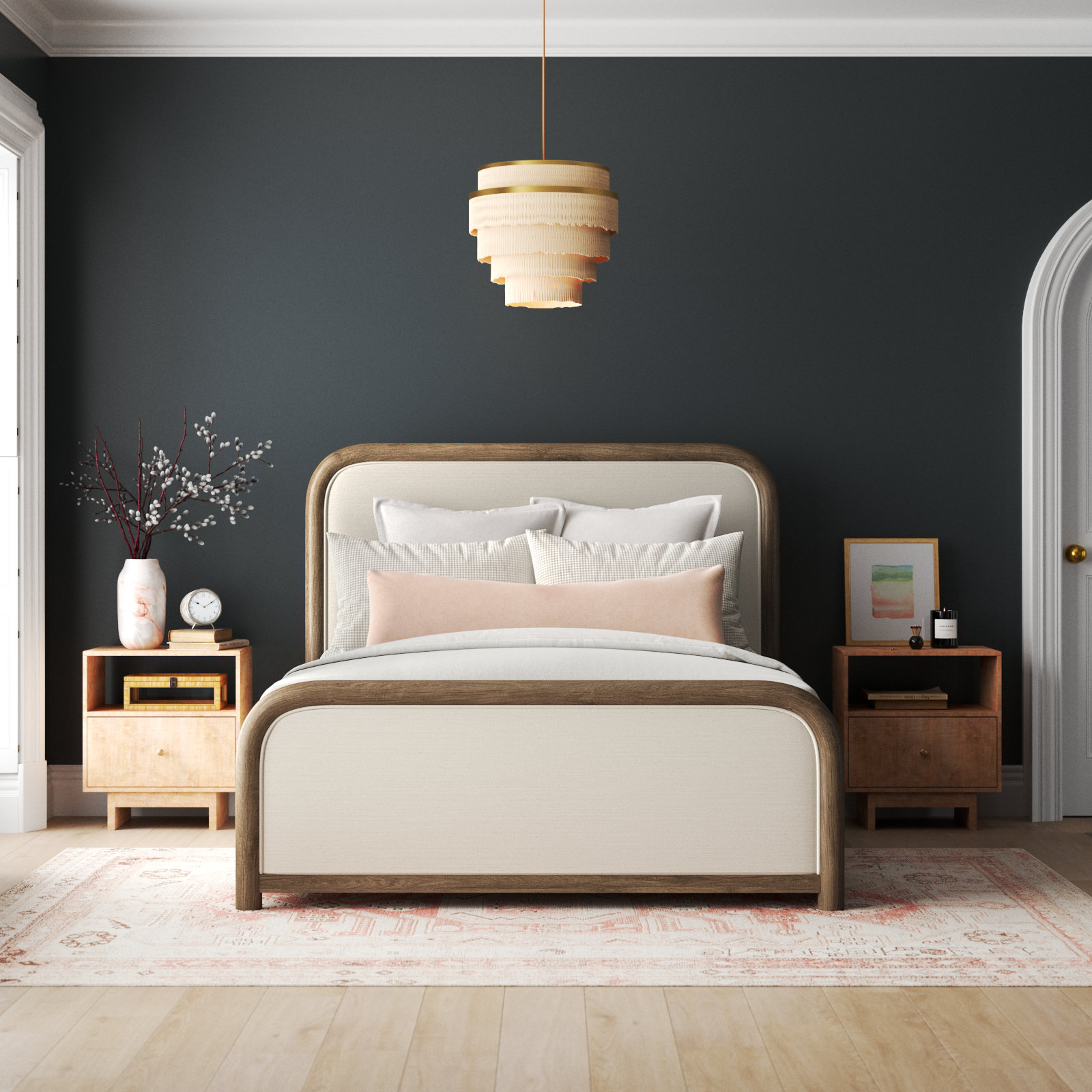 Jiona Upholstered Standard Bed, Queen