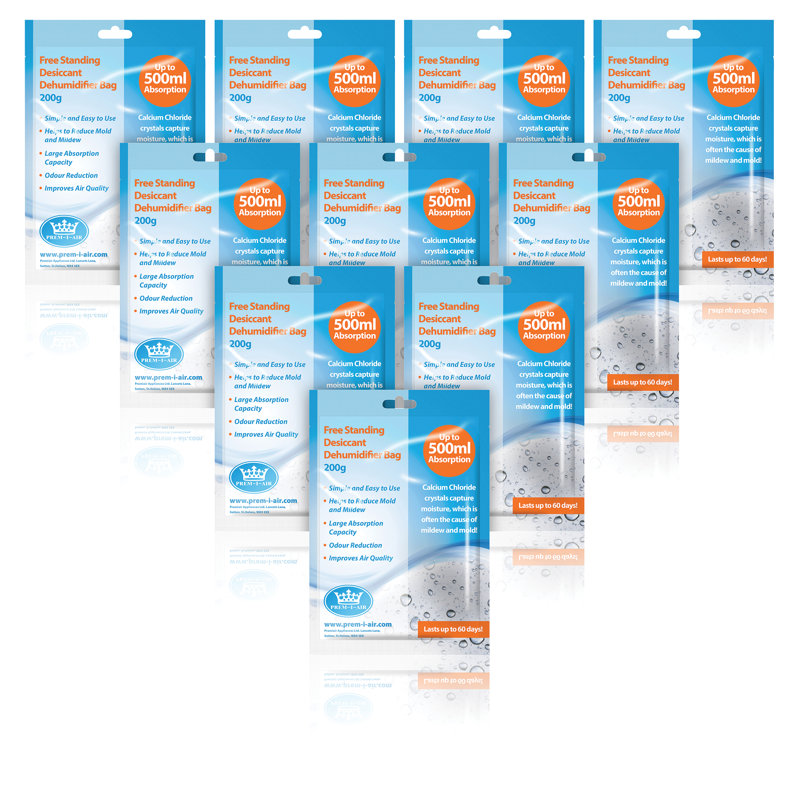 STANDING DEHUMIDIFIER BAG 200g (10Pack)
