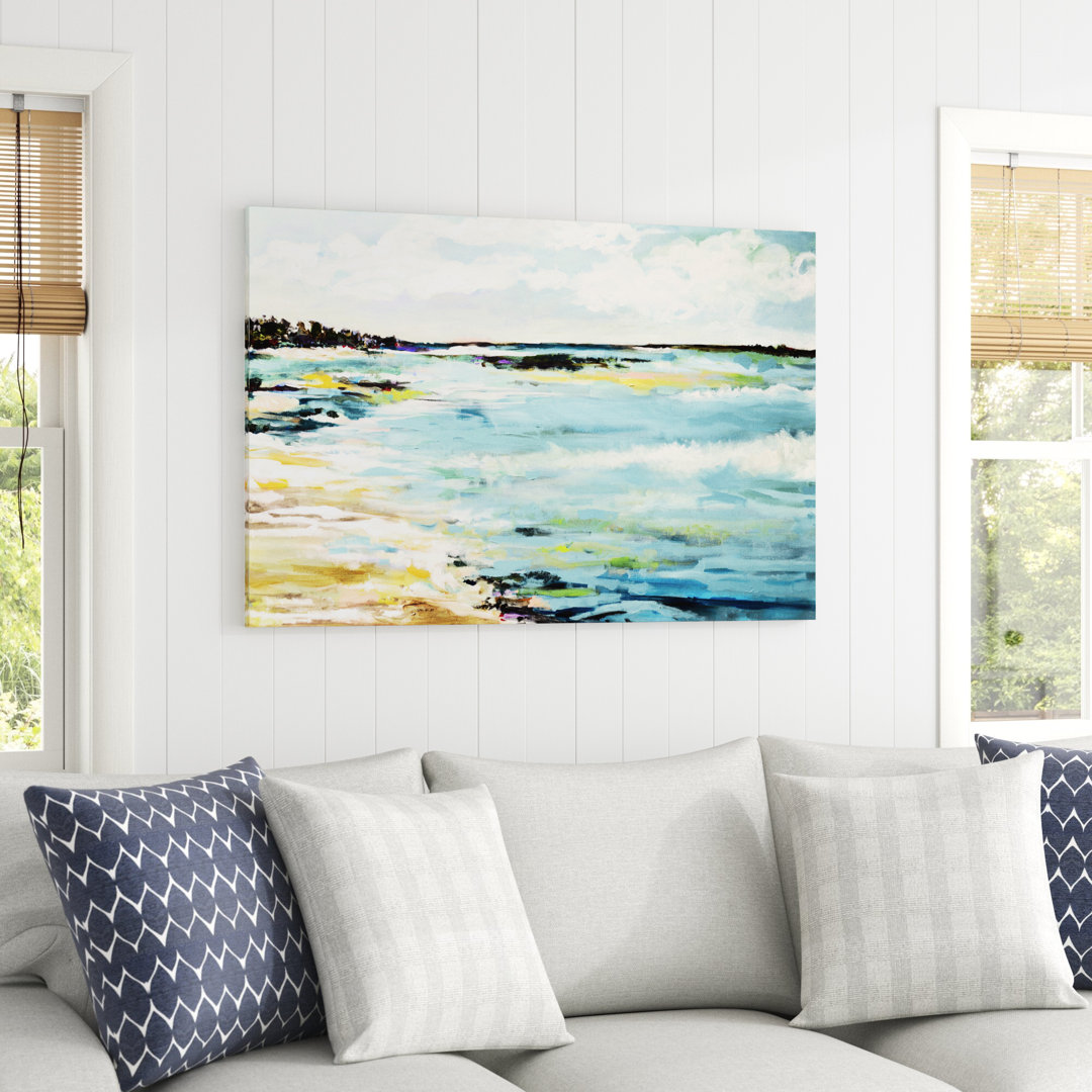 " Beach Surf III " by Karen Fields Painting Print Sand & Stable™ 