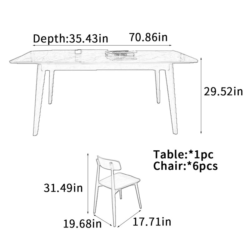 Rylene, 29.52"H x 70.86"L x 35.43"W