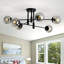 Lustre spoutnik en verre 6 lumières-279664404-279664403