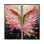 «Pink and Gold Angel Wings» - Art mural sur toile rose