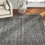 Thebes Hand-Knotted Wool Area Rug in Gray-1658544235