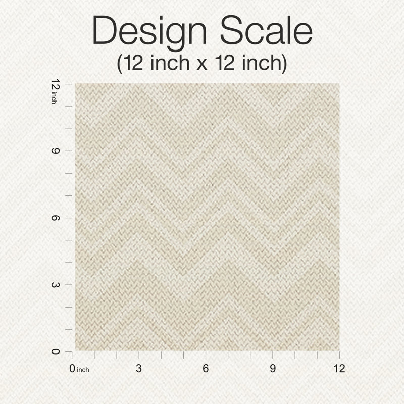 Iconic Shades Chevron Wallpaper Double Roll by Missoni, Cream