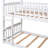 Twin Over Twin Bunk Bed With Slide, House Bed With Slide, White