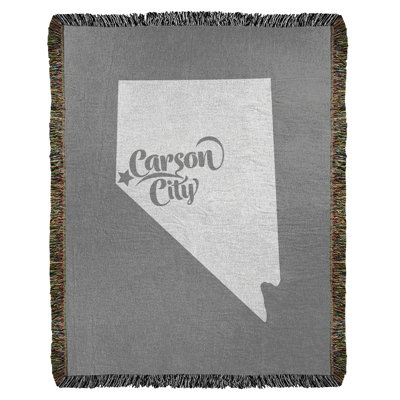 Jeté en coton tissé carson city nevada