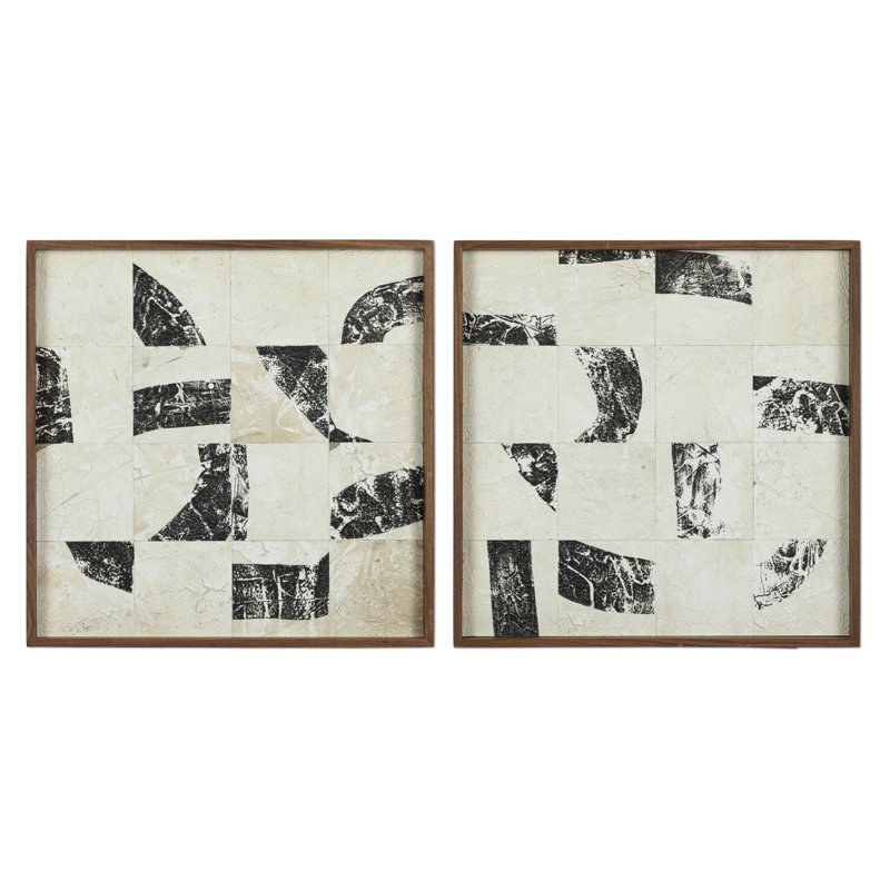 Ensemble de 4 Viers par Douglas Galloway, H 48 po x l 48 po, 4