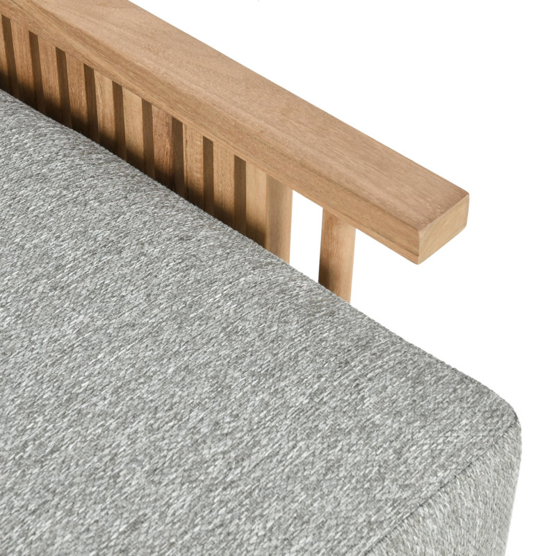 Hudson Outdoor Accent Chair Natural/Gray