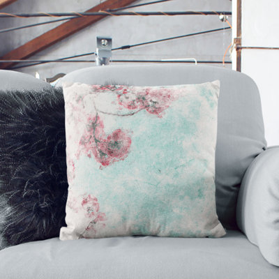 Floral Square Throw Cushion