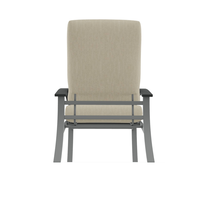 Belle Isle Outdoor Lounge Chair, Huskie, Graphite