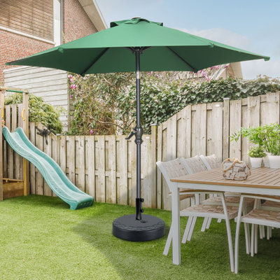 Parasol de patio 7,5 pi avec base