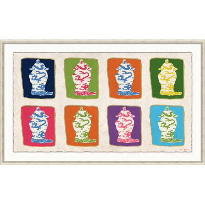 Dragon Jars Multi Giclee Print by Dana Gibson