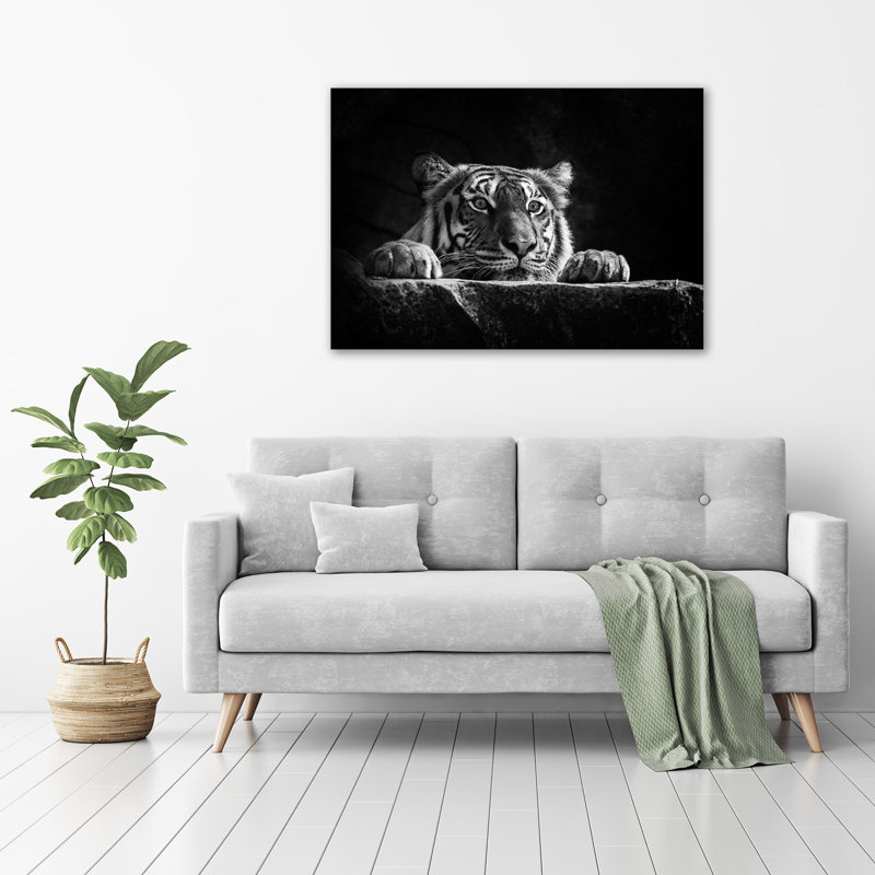 Tiger - No Frame Print on Glass