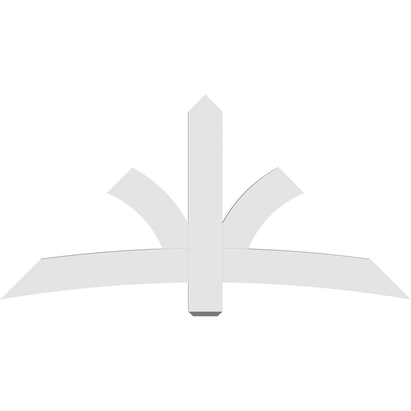 Support pour pignon Davenport, H 36 po x l 72 po (pas: 12/12), P 2 po x F 6 po, Signature uréthane
