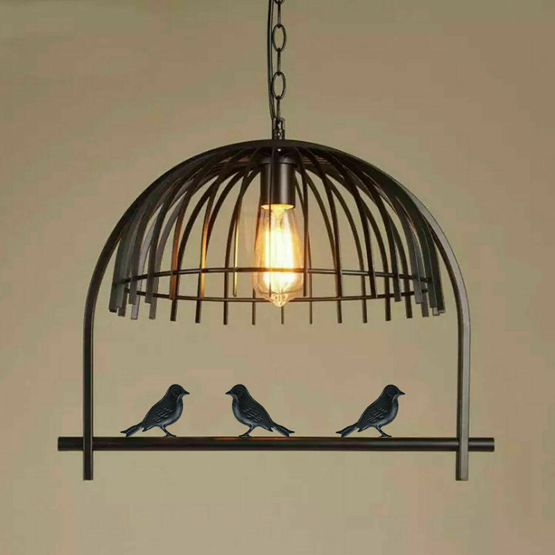 Oswestry 1 - Light Black Dome Pendant