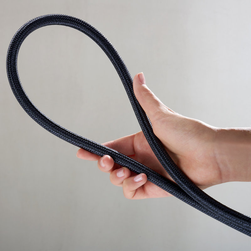 Hansgrohe Designflex Textile Handshower Hose, 80", Matte Black