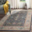 Tapis oriental crème / bleu marine / orange Christa-161330323