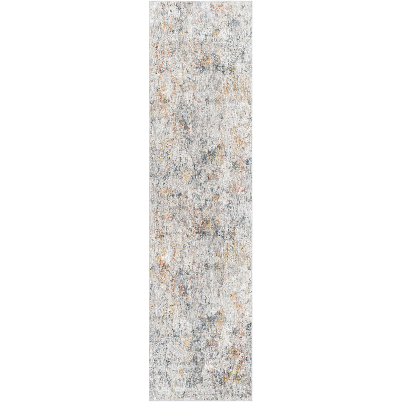 Barner Abstract Indoor Rug, Runner 2'7" x 10'