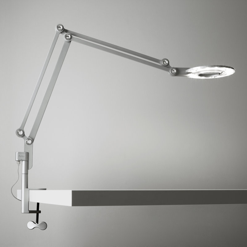 Link Clamp Desk Lamp, 33" H x 8.5" W x 3" D, Black